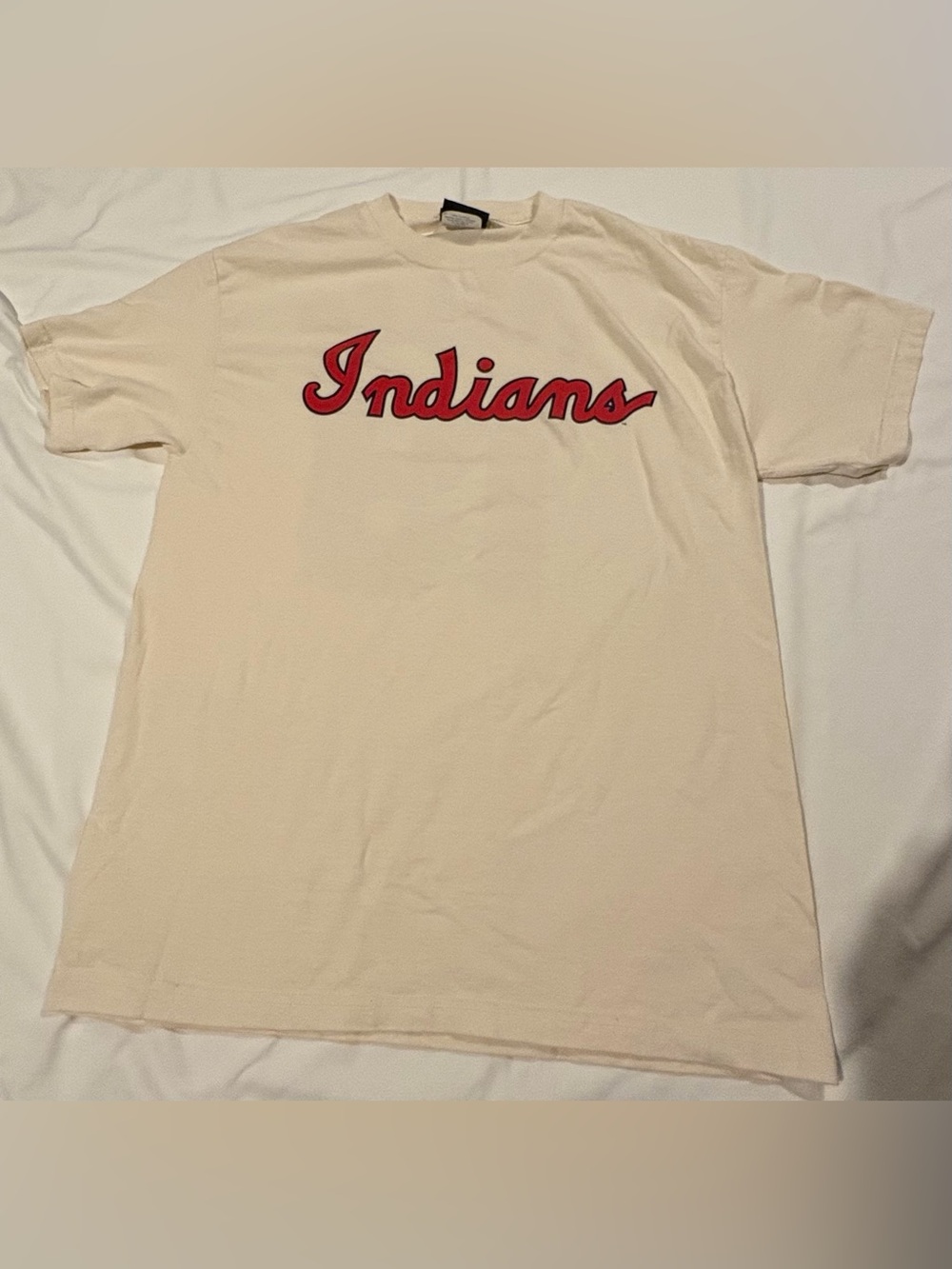Vintage Cleveland Indians Cooperstown Collection Bob Feller Size:Medium T-Shirt